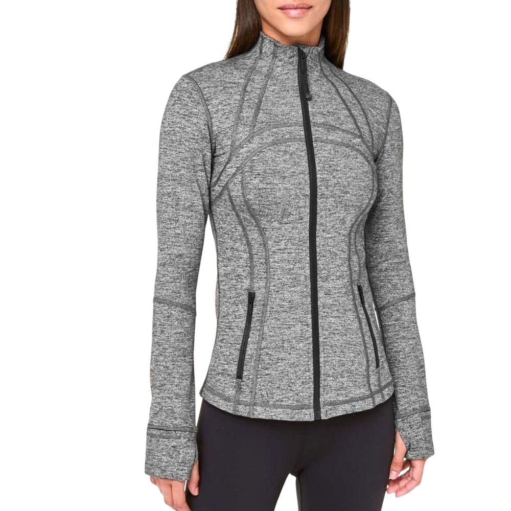 Lululemon Define Jacket Heathered Black Luon
